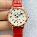 Replica Jaeger-LeCoultre Ladies Rendez-Vous Night & Day Medium 3442420 N Rose Gold White Dial Swiss 898A/1