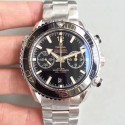 Replica Omega Seamaster Planet Ocean 600M Chronograph 215.30.46.51.01.001 JH Stainless Steel Black Dial Swiss 9900