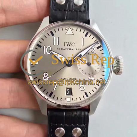 Replica IWC Big Pilot IW500912 ZF Stainless Steel Silver Dial Swiss 51111